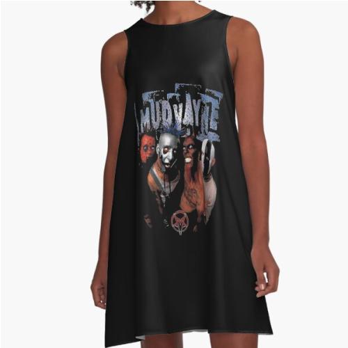 mudvayne band heavy metal mudvayne mudvayne mudvayne  A-Line Dress