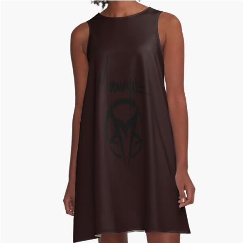 mudvayne merch mudvayne logo  A-Line Dress