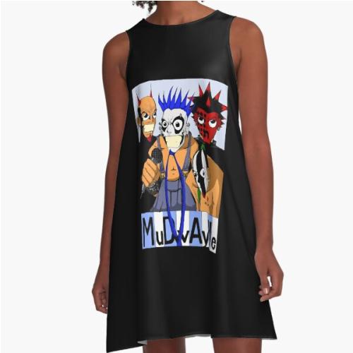 Wonderful Memory Mudvayne Band Rock Cute Gift A-Line Dress