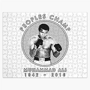 Muhammad Ali in Circle V Jigsaw Puzzle