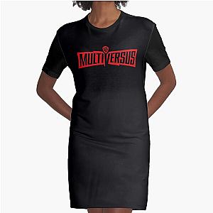 Multiversus - Red Graphic T-Shirt Dress