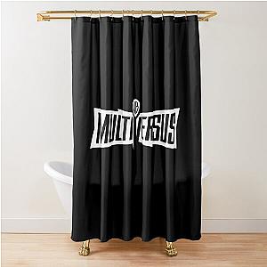 Multiversus Black and White Shower Curtain