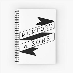 Mumford and Sons Banner Spiral Notebook