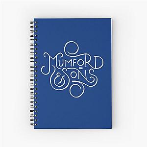 Mumford and Sons text  Spiral Notebook