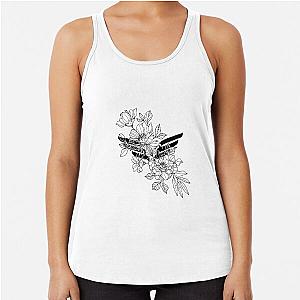 Flowered Mumford Sons Racerback Tank Top