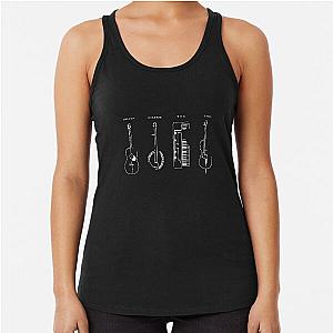 Mumford Sons instruments Racerback Tank Top
