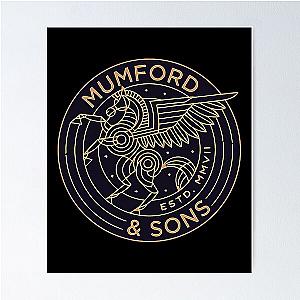 Mumford and Sons Funny Black Logo Shirt Gifts Poster