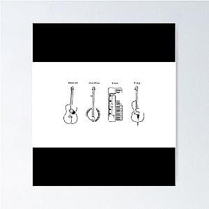 Mumford and Sons Black Mug Poster