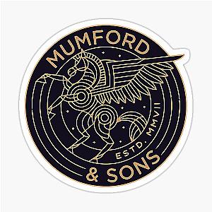 Black Mumford Sons Funny Gift Sticker