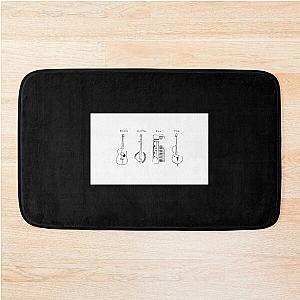 Mumford Sons Black Mug Bath Mat