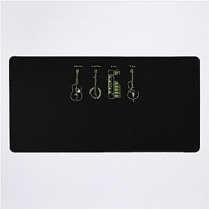 Mumford Sons Instruments Green Lightweight Hoodie Desk Mat