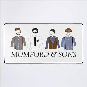 Mumford Sons Silhouette Desk Mat