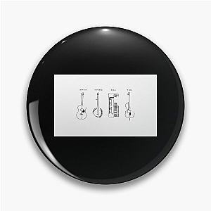 Mumford and Sons Instruments Black Pin