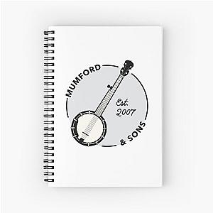 Mumford and Sons Banjo Spiral Notebook