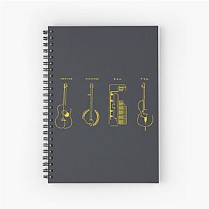 Mumford And Sons Instruments Spiral Notebook