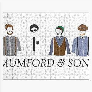 Mumford and Sons Silhouette Jigsaw Puzzle
