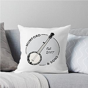 Mumford and Sons Banjo Throw Pillow
