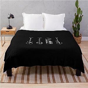 Mumford and Sons white throw blanket