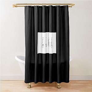 Mumford Sons Black Shower Curtain