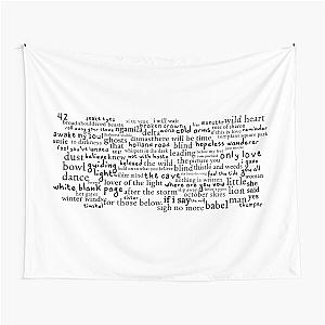 Every Mumford and Sons Song Tapestry