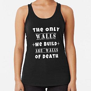 Municipal Waste Donald Trump The Only Walls We Build are Walls of Death Racerback Tank Top 