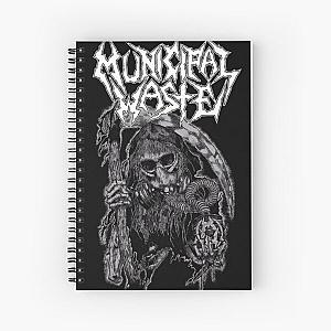 Municipal Waste Wasteland Reaper Spiral Notebook 