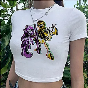 Murder Drones N and Uzi Fairy Grunge Fairycore Crop Top