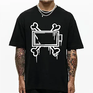 Murder Drones Uzi Cross Bone Graphic T Shirt