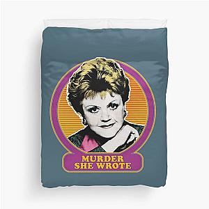 Murder She Wrote 80s Retro Duvet Cover