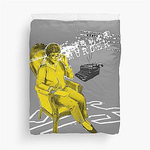 Murder She Wrote Jessica Fletcher Tribute Duvet Cover