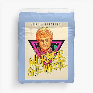 Murder She Wrote Retro Duvet Cover