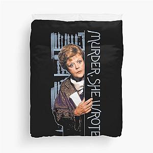 Angela Lansbury Murder She Wrote Vintage Jessica Fletcher's Gifts Duvet Cover