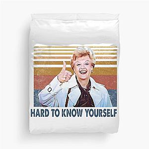 Murder She Wrote It's Hard to Know Yourselfs Retro Jessica Fletcher Duvet Cover
