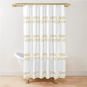 Murder She Wrote Shower Curtain