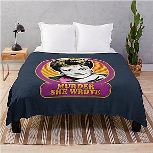 Murder, She Wrote 80s Retro Throw Blanket