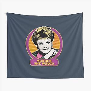 Murder She Wrote 80s Retro Tapestry