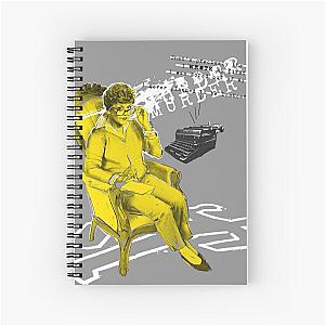 Murder She Wrote Jessica Fletcher Tribute Spiral Notebook
