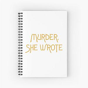 Murder She Wrote Spiral Notebook