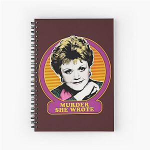 Murder She Wrote 80s Retro Spiral Notebook