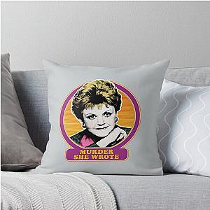 Murder She Wrote - 80s Retro Throw Pillow