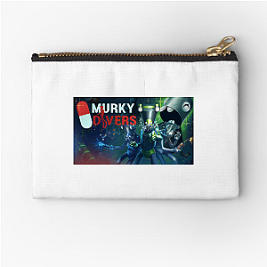Murky Divers Working For The Company Murky Divers Zipper Pouches
