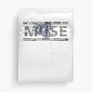 Muse s UK Metal Rock for Man for Women Unique Tees for Boys Birthday Gift Gift Ideas white Duvet Cover