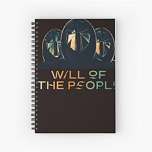 Muse band will of the people masked men design Spiral Notebook