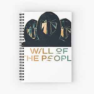 Muse band will of the people masked men Spiral Notebook