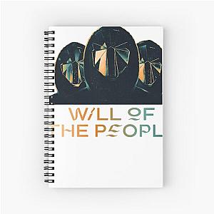 Muse band will of the people masked men design Classic  Spiral Notebook