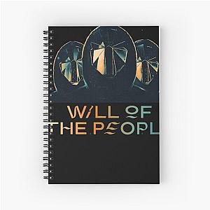 Muse band will of the people masked men design Spiral Notebook