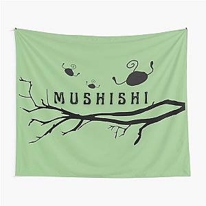 Mushi on Branch Mushishi (Green Background) ORIGINAL by SillyFun.redbubble.com Tapestry