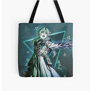 Mushoku Tensei Bags - Rudeus Greyrat Mushoku Tensei retro All Over Print Tote Bag RB2112 [ID8384]