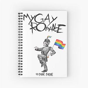 My Gay Romance - The Pride Parade (black) Spiral Notebook