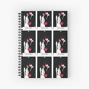 The Lovers MCR Tarot Card Spiral Notebook